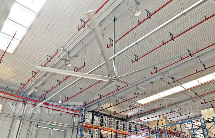 上海嘉里物流倉(cāng)庫(kù)工業(yè)大風(fēng)扇降溫