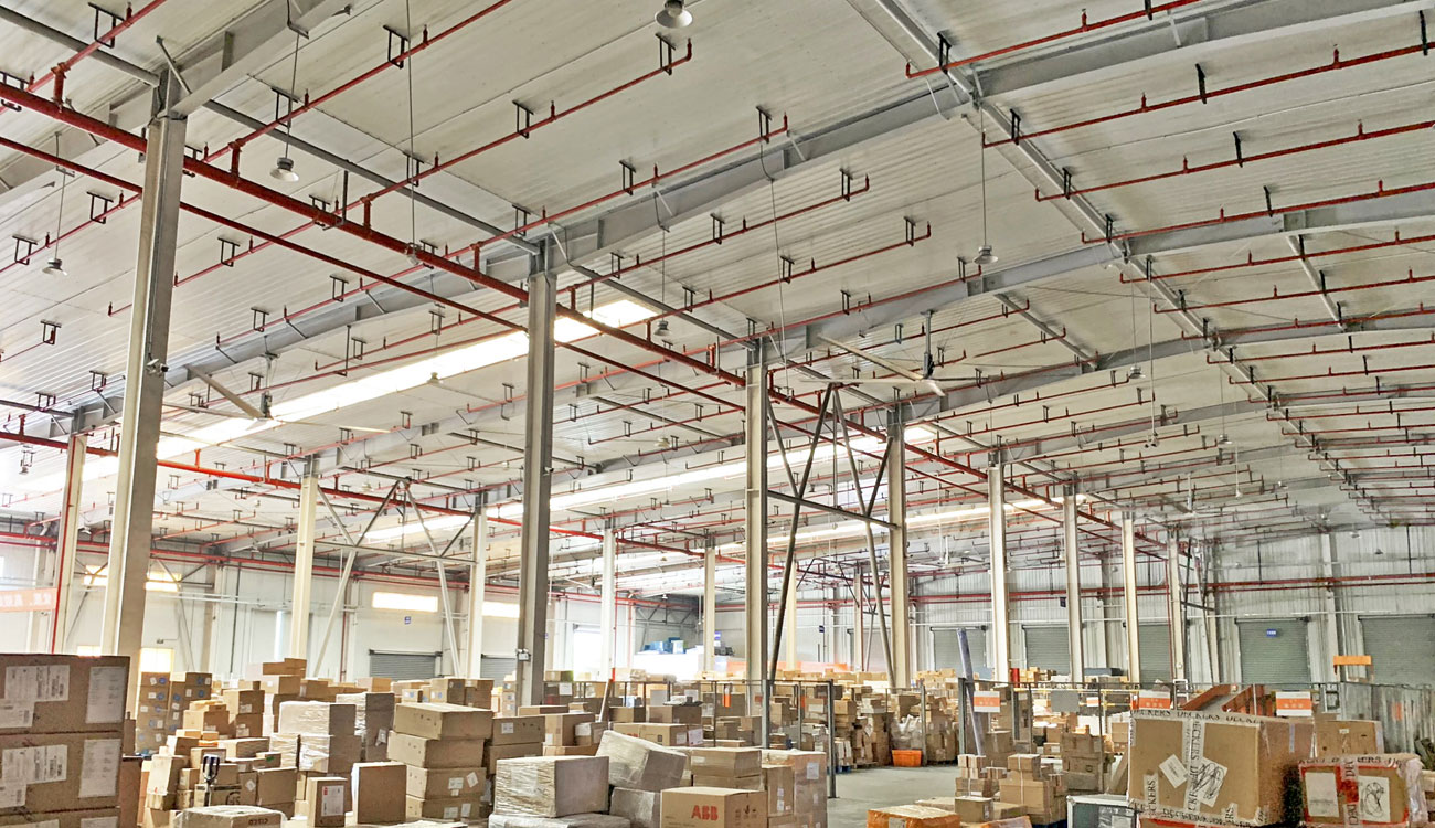 上海嘉里物流倉庫工業(yè)大風扇降溫